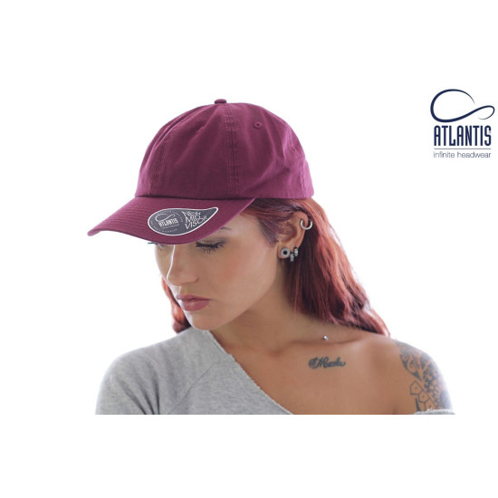 Кепка DAD HAT, колір burgundy - DADH-burgundy