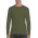 Футболка чоловіча 64400 Adult Long Sleeve T-Shirt, колір military green - 64400-military green