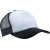 Кепка KP111 TRUCKER MESH CAP - 5 PANELS, колір white-black - KP111-white-black