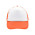 Кепка MB070, колір white/neon-orange - MB070-white/neon-orange